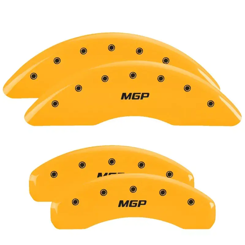 MGP Throtl 4 Caliper Covers Engraved Front & Rear Yellow - 13084SYellow 13084SMGPYL Special Discount