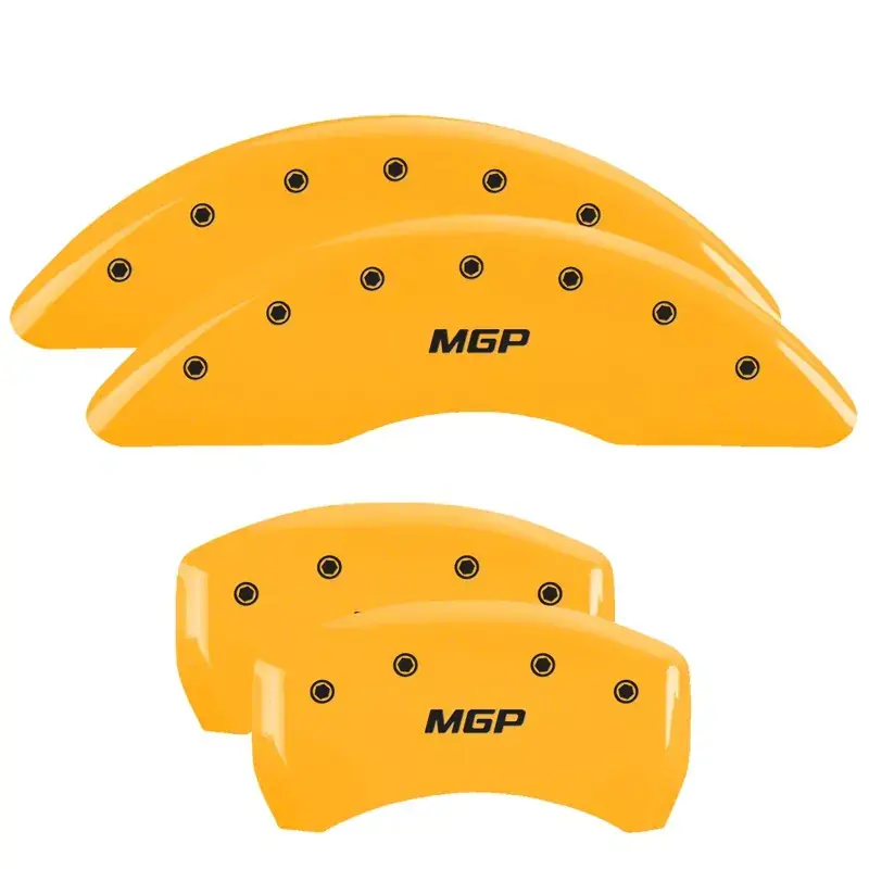 MGP Throtl 4 Caliper Covers Engraved Front & Rear Yellow - 35008S Yellow 35008SMGPYL Worldwide Shipping