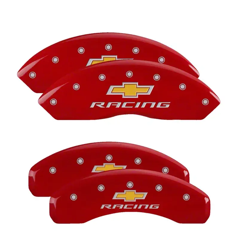 MGP Throtl 4 Caliper Covers Engraved Front & Rear Racing - 14240SBRCRD 14240SBRCRD Express Delivery