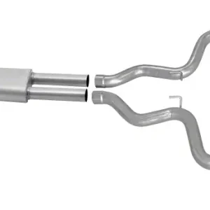 Express Delivery Gibson Throtl 15-17 Ford Mustang V6 3.7L 2.5in Cat-Back Dual Exhaust - 619015 619015