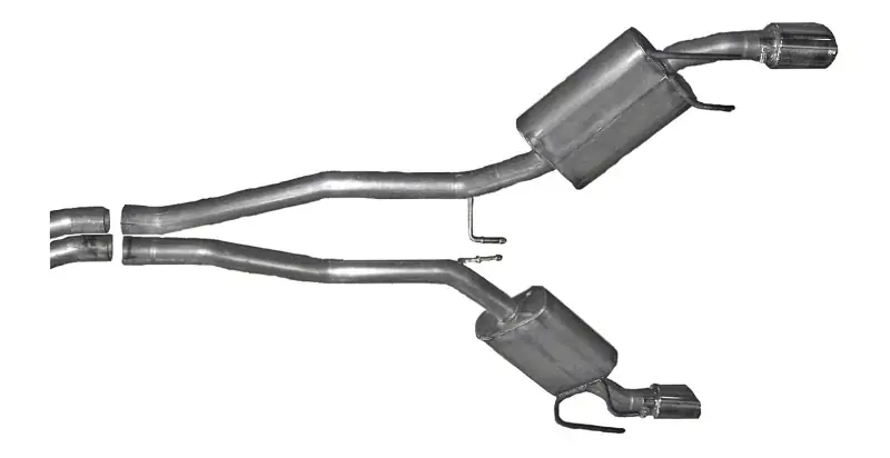 Gibson Throtl 2010 Chevrolet Camaro SS 6.2L 2.25in Cat-Back Dual Exhaust - 320002 320002 Special Discount