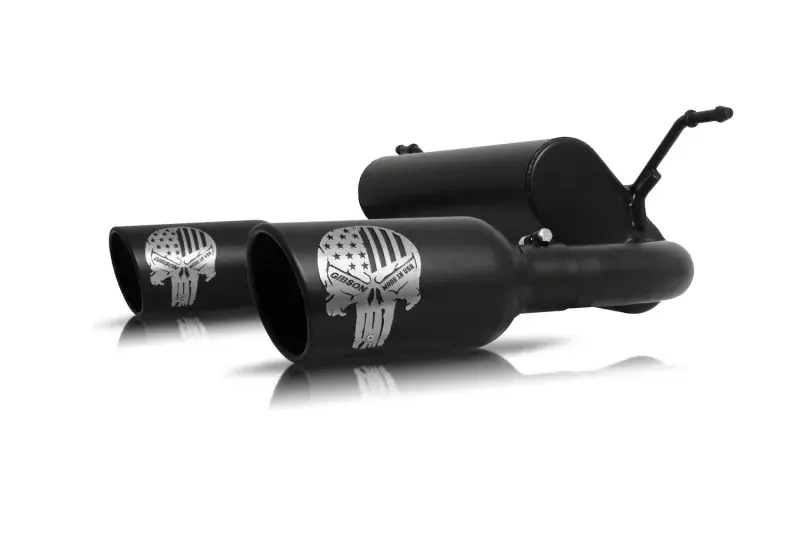 Sale Gibson Throtl 07-17 Jeep Wrangler Sport 3.6L 2.5in Patriot Skull Series - 76-0023 76-0023
