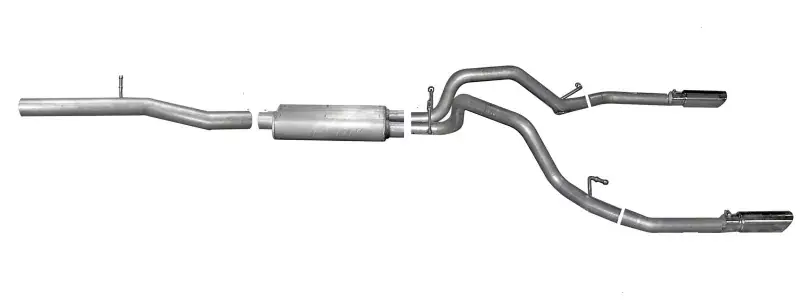 Gibson Throtl 14-18 GMC Sierra 1500 Base 5.3L 3in/2.25in Cat-Back Dual - 65657 65657 Affordable