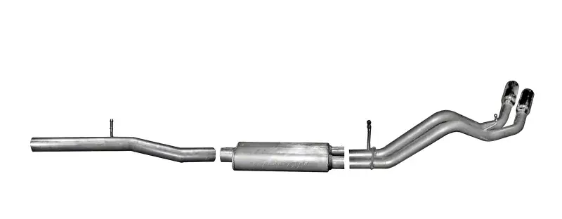 Latest Gibson Throtl 15-19 Cadillac Escalade Base 6.2L 3.5in/2.25in Cat-Back Dual Sport - 65679 65679