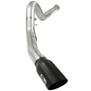 AFE Throtl Atlas 5in DPF-Back Aluminized Steel Exh Sys Ford Diesel - 49-03055-B 49-03055-B Original