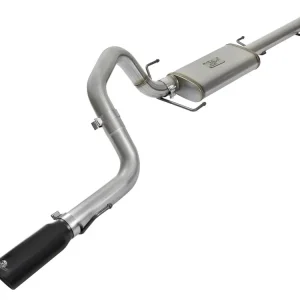 AFE Throtl MACH Force Xp 3in SS Cat-Back Single Rear Exit - 49-46028-B 49-46028-B Professional Grade