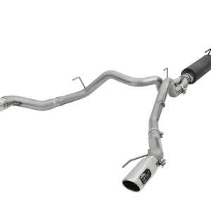 AFE Throtl MACHForce-XP 3in to 3-1/2in 304 SS Cat-Back Exhaust w/Polished - 49-33094-P 49-33094-P Next Day Delivery