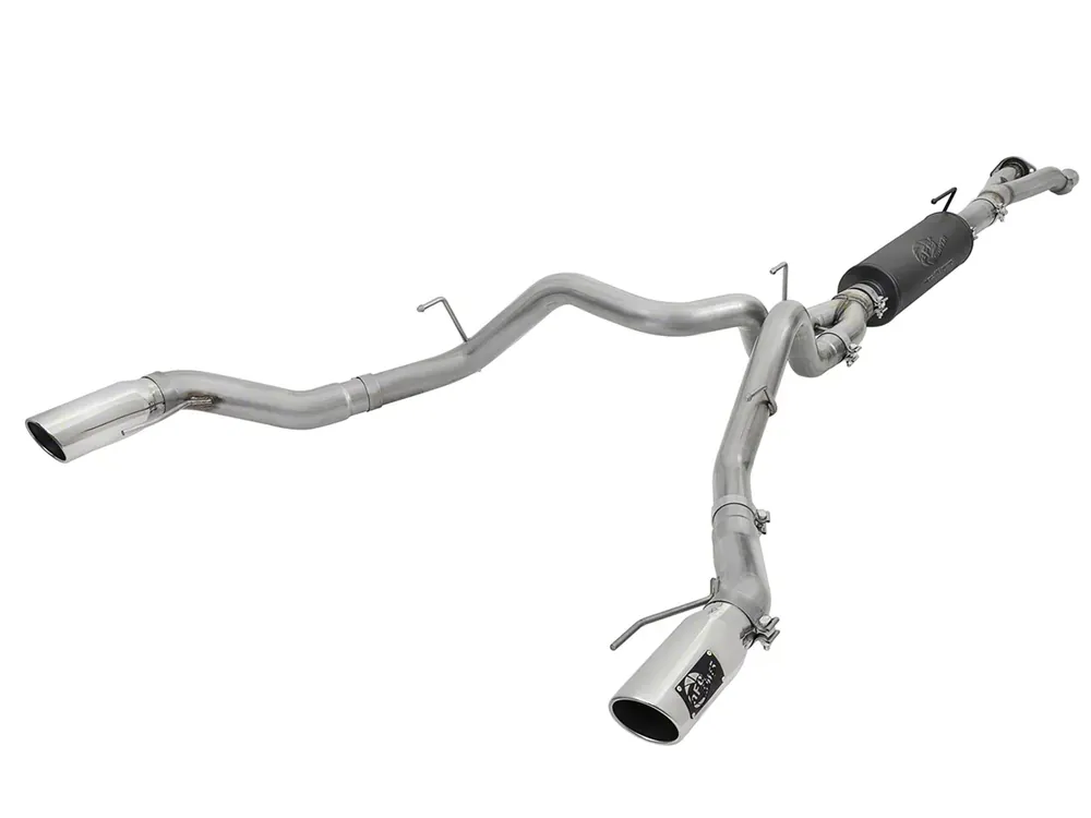 AFE Throtl MACHForce-XP 3in to 3-1/2in 304 SS Cat-Back Exhaust w/Polished - 49-33094-P 49-33094-P Next Day Delivery