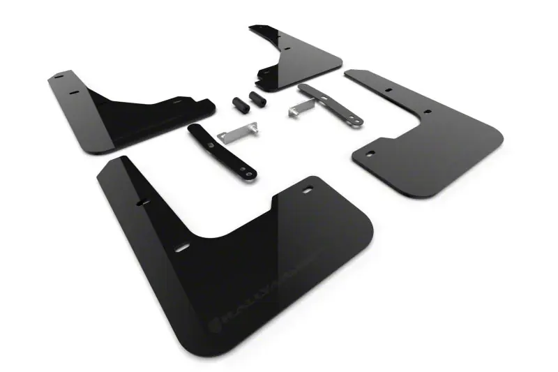 Limited Edition Rally Armor Throtl 2024 Hyundai Elantra Black Mud Flap Metallic Black - MF119-UR-BLK-MBK MF119-UR-BLK-MBK