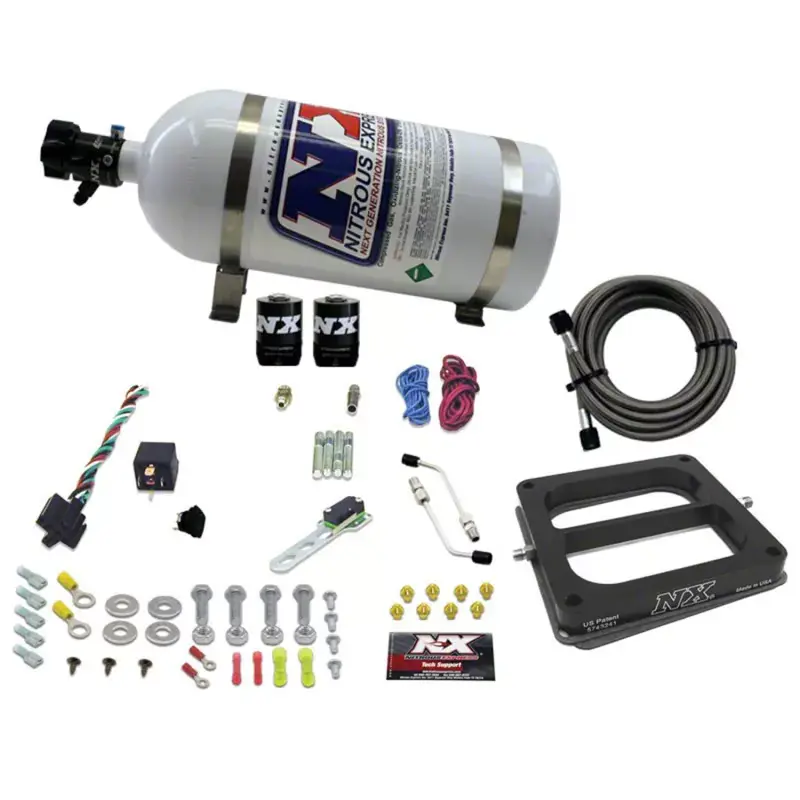 Nitrous Express Throtl Dominator/Gasoline Nitrous Kit 50-300HP w/10lb Bottle - 30070-10 30070-10 Certified