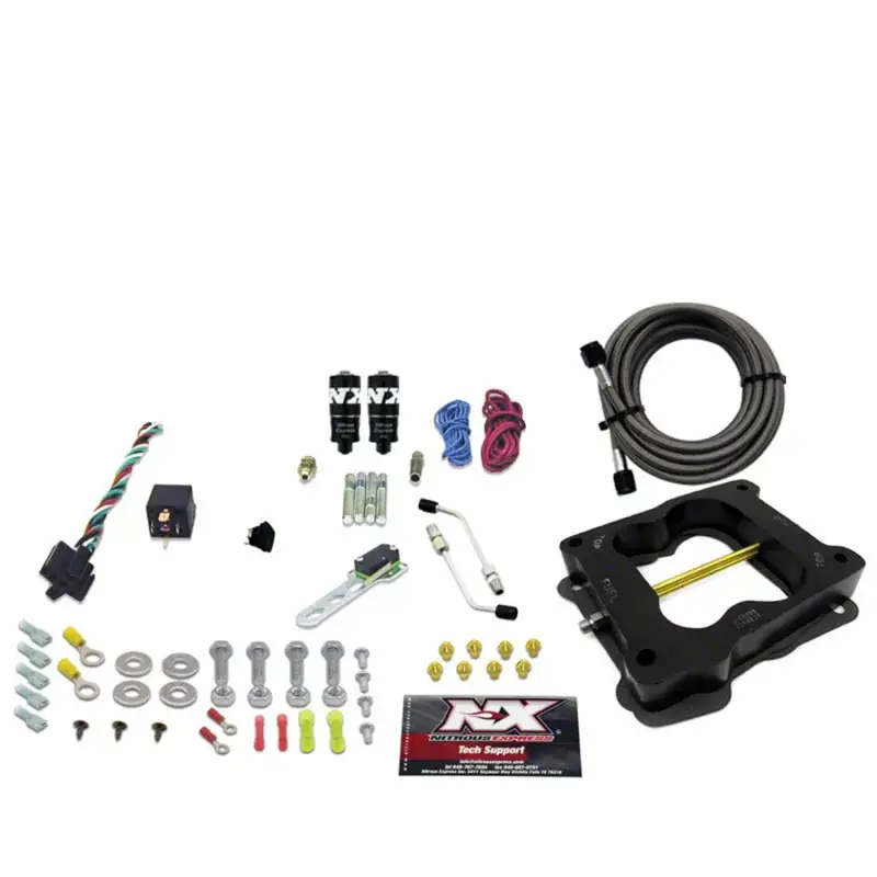 Trusted Brand Nitrous Express Throtl Q-Jet/Holley Spread Bore Hitman Plus Nitrous Kit 50-200HP - 40081-00 40081-00