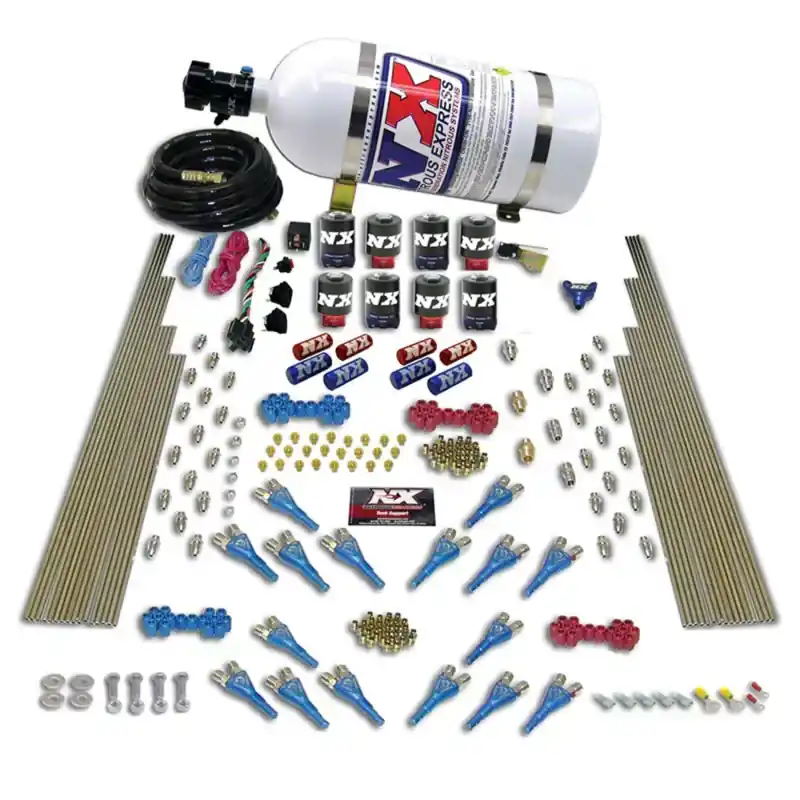 Price Cut Nitrous Express Throtl Shark Dual Stage/Alc 16 Nozzles 8 Solenoids Nitrous - 90085-15 90085-15