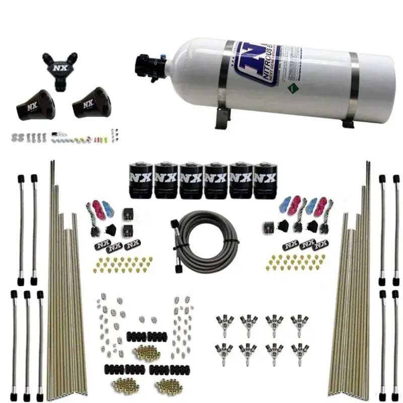 Certified Nitrous Express Throtl 8 Cyl Triple-D Dry Direct Port 3 Stage - 80020-15 80020-15