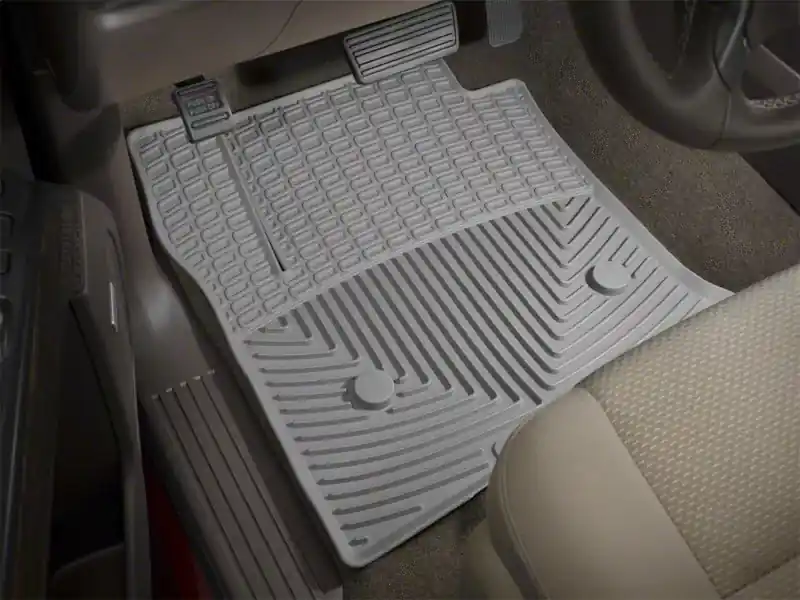 Weathertech Throtl Rubber Mats - Front - Grey - W403GR-W231GR-W232GR W403GR-W231GR-W232GR Direct From Factory