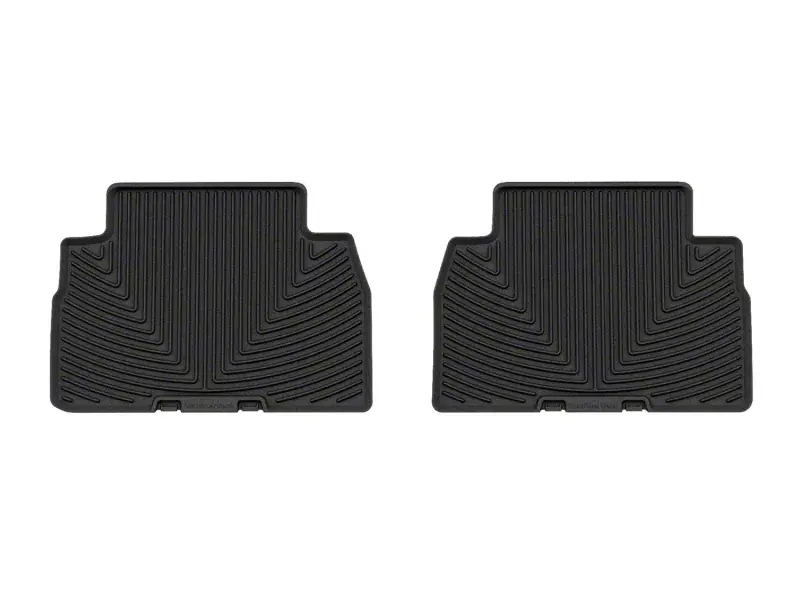 Weathertech Throtl 19-20 Hyundai Santa Fe Rear Rubber Mats - Black - W496 W496 Exclusive