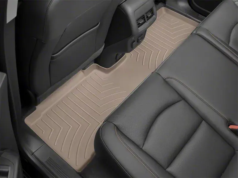 Exclusive Weathertech Throtl 2018+ Ford Expedition MAX Rear FloorLiner - Tan Works - 4512955 4512955