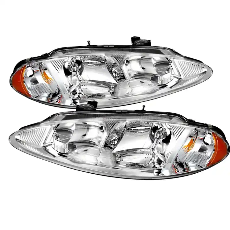 Xtune Throtl Dodge Intrepid 98-04 Crystal Headlights Chrome HD-JH-DIN98-AM-C - 9025358 9025358 Deal