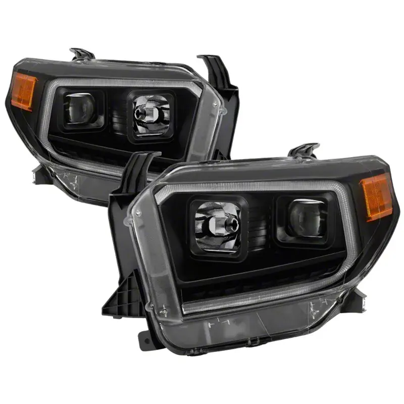 Xtune Throtl 14-17 Toyota Tundra DRL LED Light Bar Proj Headlights - 9043031 9043031 Direct From Manufacturer