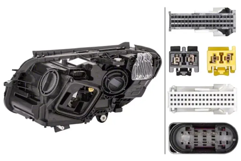 Next Day Delivery Hella Throtl 2019 C Class Headlamp Rh W/O Led Dyn - 013063661 013063661