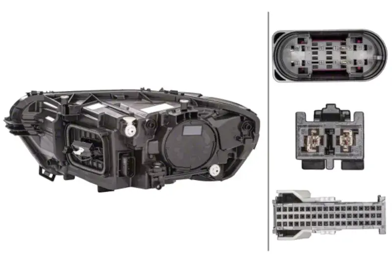 Hassle-Free Returns Hella Throtl 20-21 Mercedes-Benz Cla Headlamp Rh Led Static - 015086361 015086361