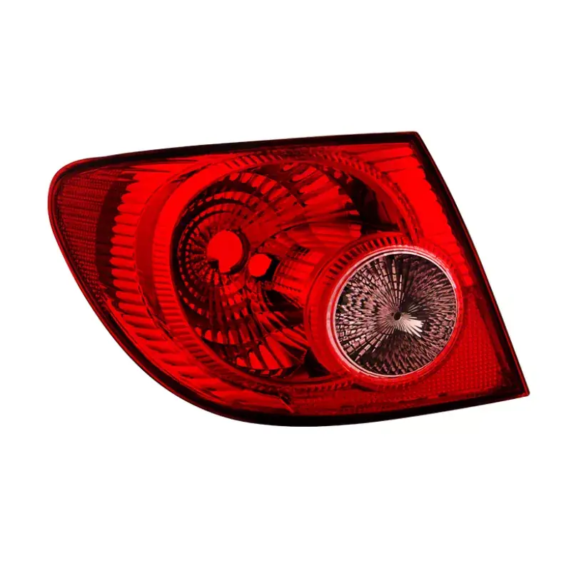 Original Xtune Throtl Toyota Corolla 04-08 Driver Side Outer Tail Lights OEM - 9032073 9032073