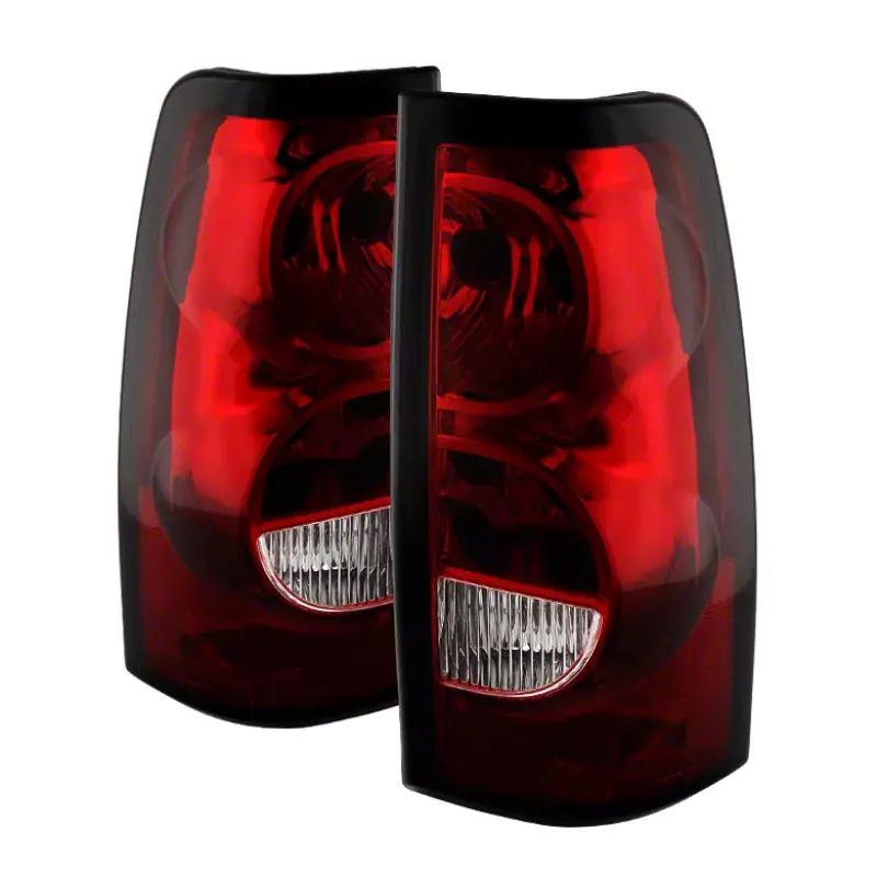 Fast Shipping Xtune Throtl Chevy Silverado 1500-2500-3500 03-06 OEM Style Tail Lights Red - 9026362 9026362