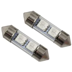 Diode Dynamics Throtl 31mm SMF2 LED Bulb - Green Pair DD0068P Hot Picks