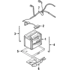Buy Direct Genuine Kia 0K01F56210CClamp-Battery