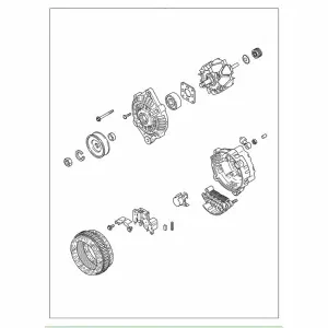 Genuine Kia 0K01118300DALTERNATOR Low Price