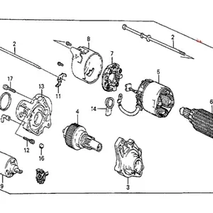 Today Only Genuine Honda 06314-PC6-305RMStarter Motor Assembly (Reman)