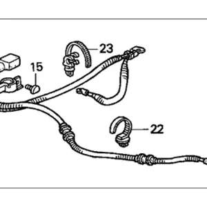 Genuine Honda 32410-SM4-933Cable Assembly, Starter Luxury