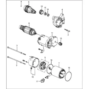 Bargain Genuine Honda 31200-PD2-661RMStarter Motor Assembly (1.4Kw Drki7) (Denso)