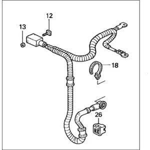 Genuine Honda 32410-SX0-A01Cable Assembly, Starter Discount