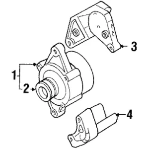 Original Genuine Honda 8-97130-365-1Bracket, Generator