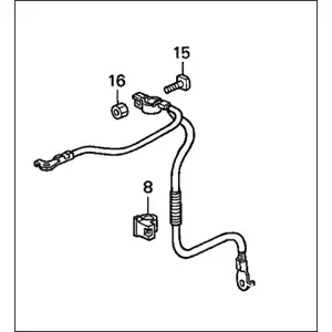 Original Genuine Honda 32600-S30-910Cable Assembly, Ground