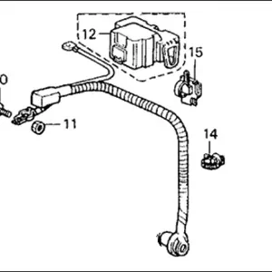 Genuine Honda 32410-SH4-A01Cable Assembly, Starter Viral