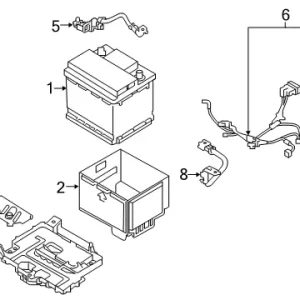 Cheap Genuine Kia 91850A7583Battery Wiring Assembly