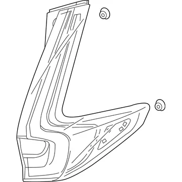 Genuine Honda 33500-TLA-A21TAILLIGHT ASSY-, R Exclusive