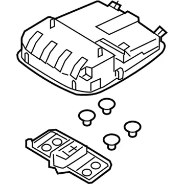 Premium Genuine Kia 928103T150TXLamp Assembly-OVERHEADEAD Console