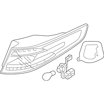 Super Sale Genuine Kia 924014U520Lamp Assembly-Rear Combination