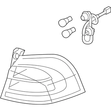 Grab Now Genuine Kia 924011W270Lamp Assembly-Rear Combination Outside