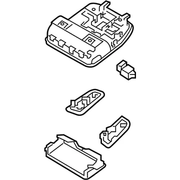 Trending Genuine Kia 92800D9110EDLamp Assembly-Overhead Console