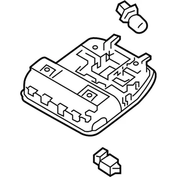 Budget Genuine Kia 92800D9010EDLamp Assembly-Overhead Console