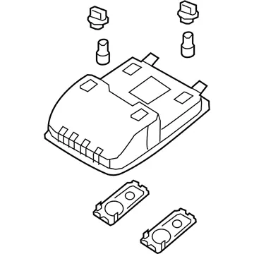Bulk Order Genuine Kia 928002J010H9Lamp Assembly-OVERHEADEAD Console