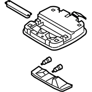 Brand New Genuine Kia 928303F02229Lamp Assembly-S/GLASS Overhead