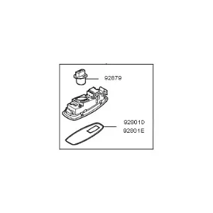 Handmade Genuine Kia 92870F6000AYKLAMP ASSY-REAR PERSO