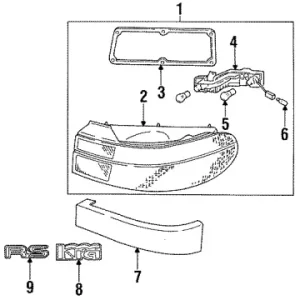 Genuine Kia 0K20B51150ALamp-Rear, Combination, RH Top Rated