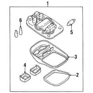 Genuine Kia 0K20A5131022Lamp-Room Buy Online
