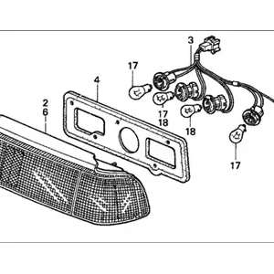 Secure Checkout Genuine Honda 33550-SH3-A03Taillight Assy., L.