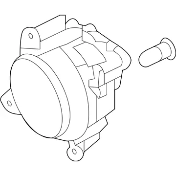 New Release Genuine Kia 92202B0600Lamp Assembly-Front Fog